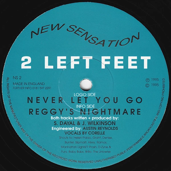 Item Never Let You Go / Reggy's Nightmare product image