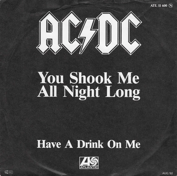 Item You Shook Me All Night Long / Have A Drink On Me product image