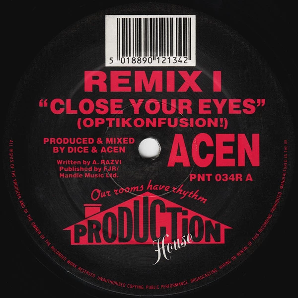 Item Close Your Eyes (Optikonfusion!) (Remix I) / Close Your Eyes (The Sequel) (Remix II) product image
