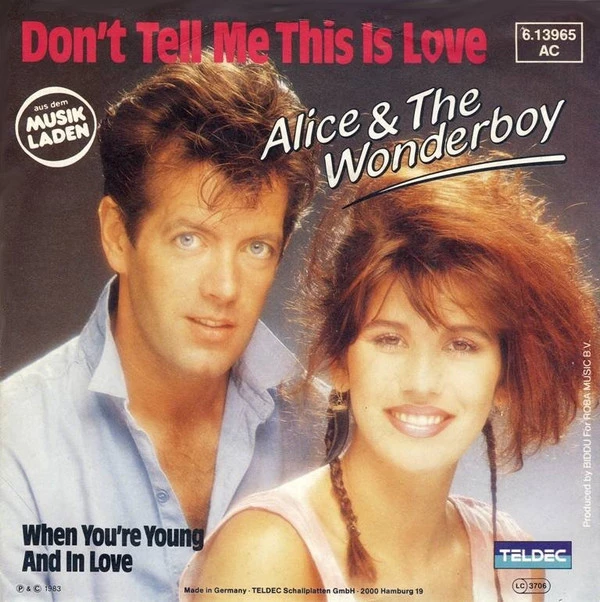 Item Don't Tell Me This Is Love / When You're Young And In Love product image