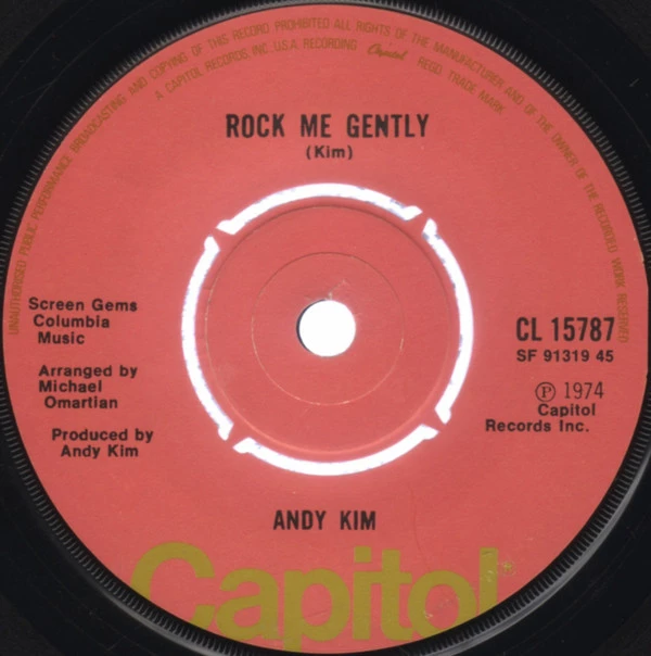 Item Rock Me Gently / Rock Me Gently (Part II) product image