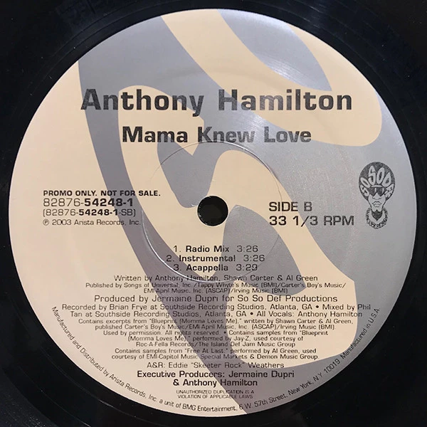 Item Comin' From Where I'm From (Rap Version) / Mama Knew Love product image