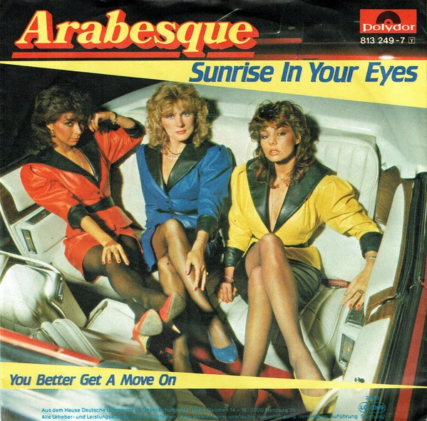 Item Sunrise In Your Eyes / You Better Get A Move On product image