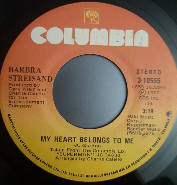 My Heart Belongs To Me / Answer Me