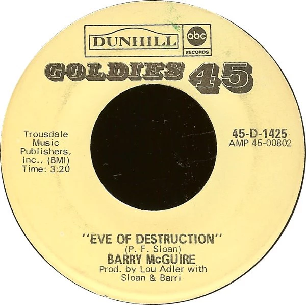 Item Eve Of Destruction / Child Of Our Times / Child Of Our Times product image