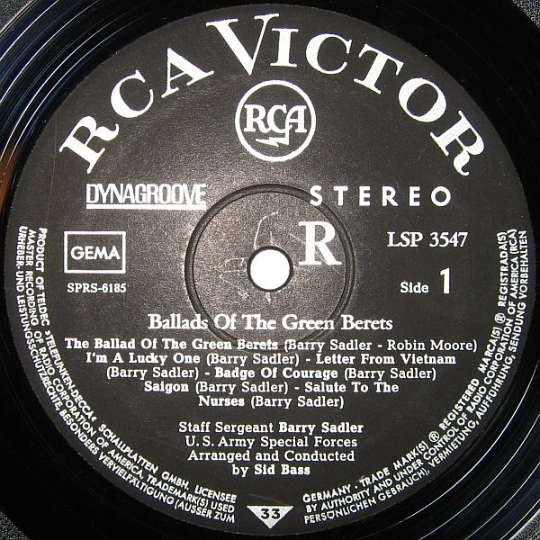 Item Ballads Of The Green Berets product image