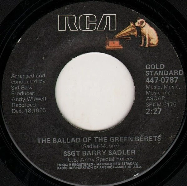 Item The Ballad Of The Green Berets / The "A" Team / The "A" Team product image