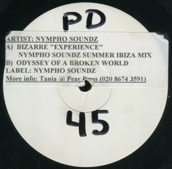 Experience (Nympho Soundz Summer Ibiza Mix) / Odyssey Of A Broken World