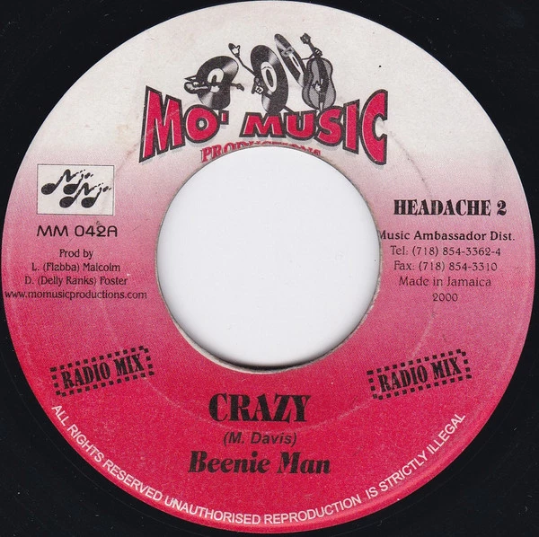 Item Crazy / Crazy (Dance Hall Mix) product image