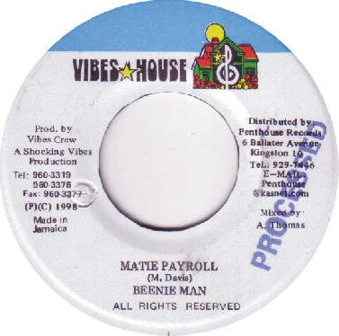 Item Matie Payroll / Gal A Wasp Version product image