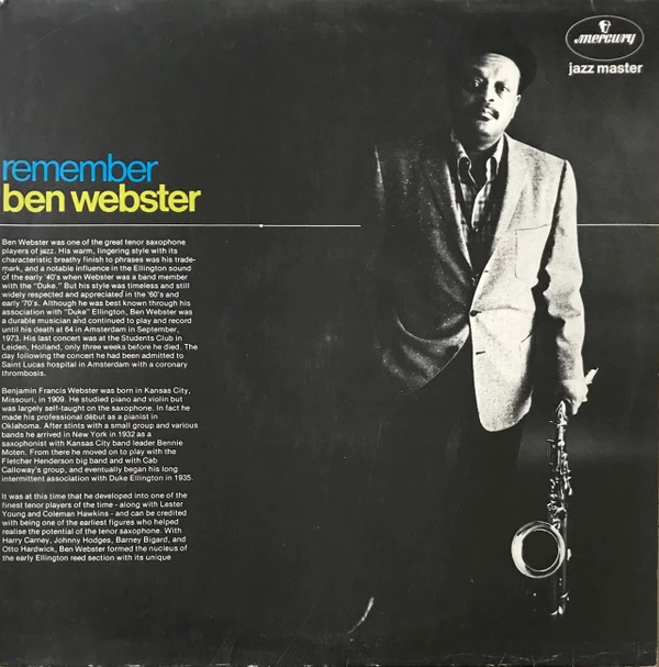 Item Remember Ben Webster product image