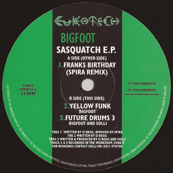 Item Sasquatch E.P. product image