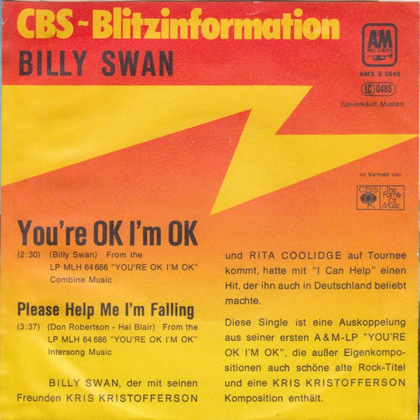 You're OK I'm OK / Please Help Me I'm Falling