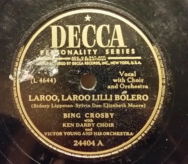 Laroo, Laroo Lilli Bolero / The Story Of Sorrento 