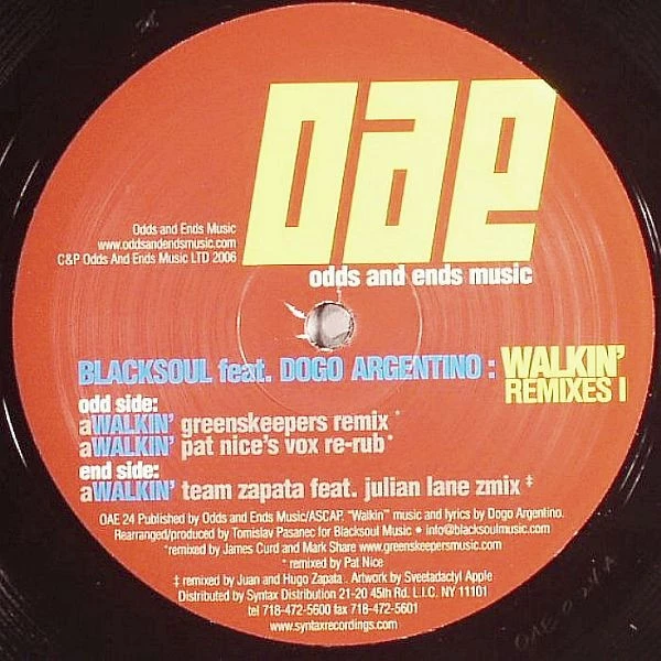 Item Walkin' (Remixes I) product image