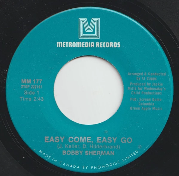 Easy Come, Easy Go / Sounds Along The Way