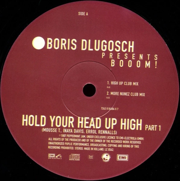 Item Hold Your Head Up High (Part 1) product image