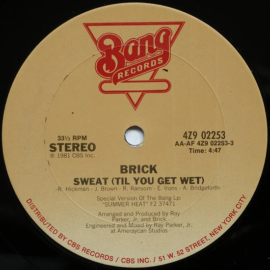 Sweat (Til You Get Wet)