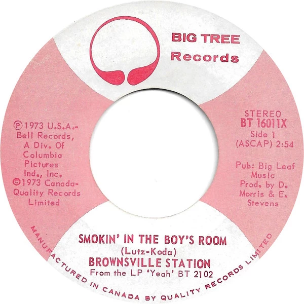 Smokin' In The Boy's Room / Barefootin'