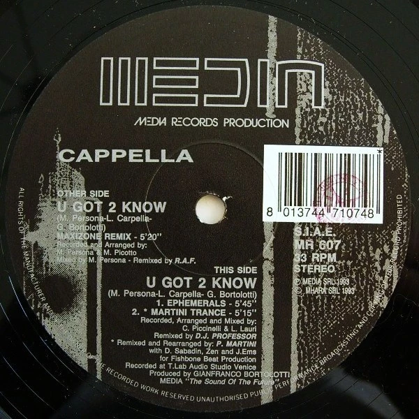 Item U Got 2 Know (Remixes) product image