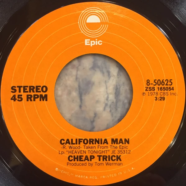 California Man / I Want You To Want Me