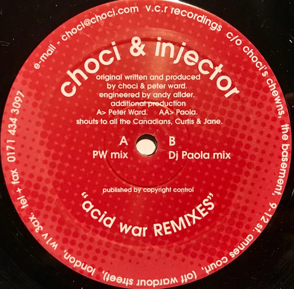 Item Acid War Remixes product image