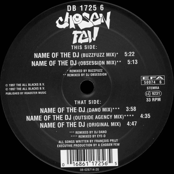 Item Name Of The DJ (Remixes) product image
