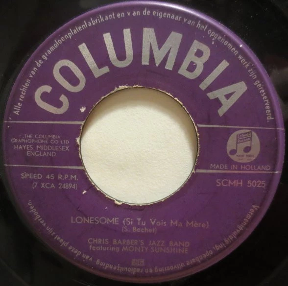 Item Lonesome (Si Tu Vois Ma Mère) / Creole Song product image