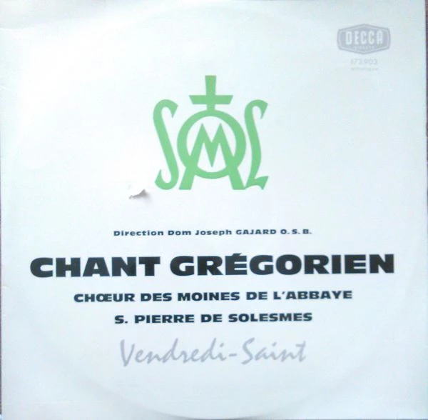 Item Chant Grégorien - Vendredi-Saint product image