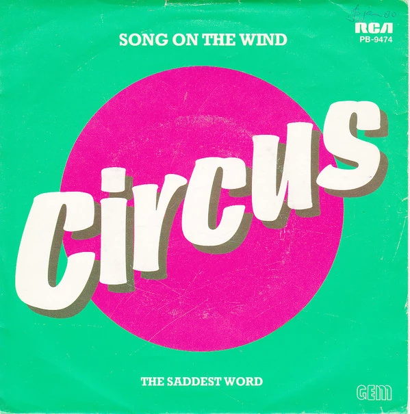 Item Song On The Wind / The Saddest Word product image