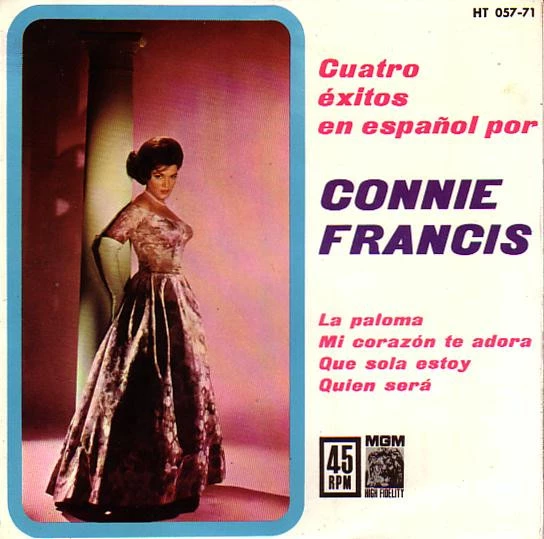 Cuatro Éxitos En Español Por Connie Francis / Mi Corazón Te Adora