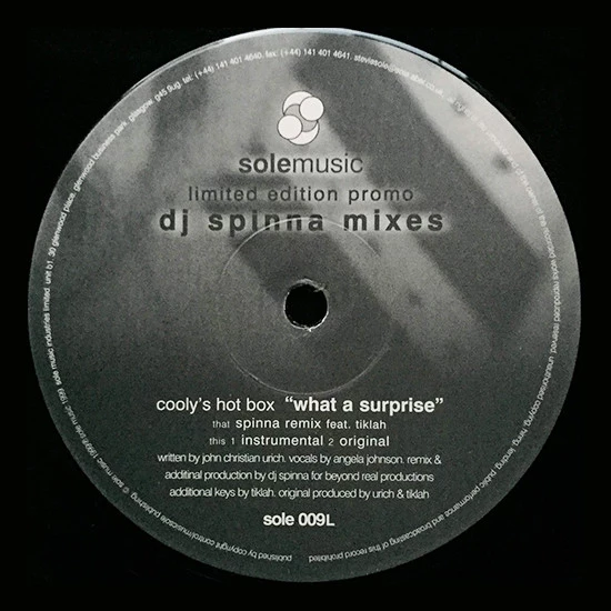 What A Surprise (DJ Spinna Mixes)