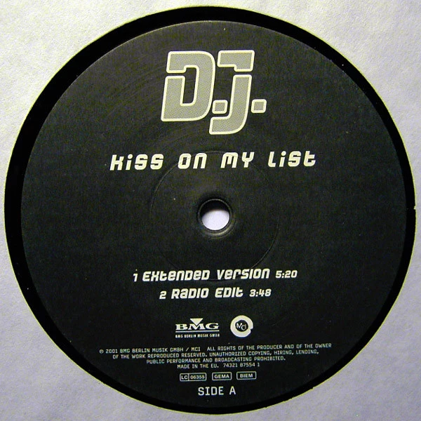 Image of the ordered vinyl