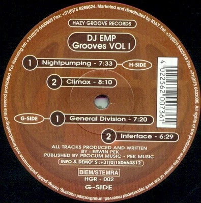 Item E.M.P. Grooves Vol. 1 product image