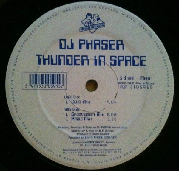 Item Thunder In Space product image