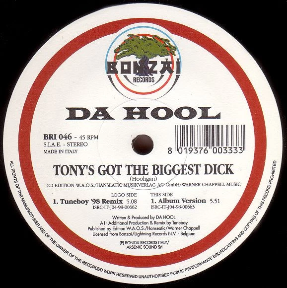 Item Tony's Got The Biggest Dick product image