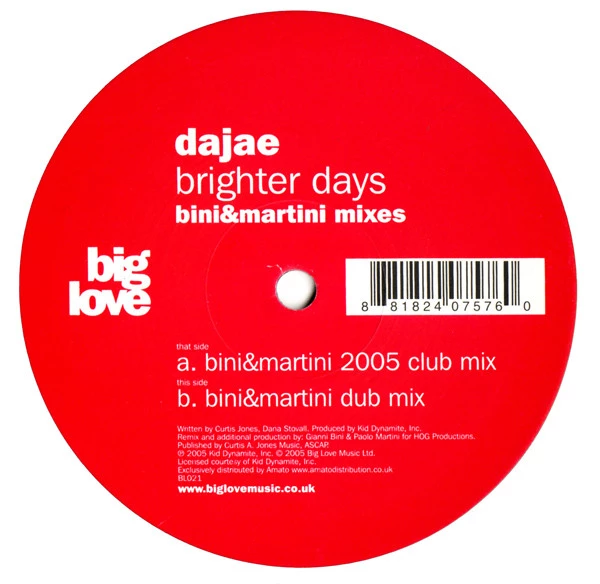 Brighter Days (Bini & Martini Mixes)