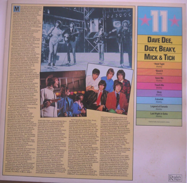 Item Dave Dee, Dozy, Beaky, Mick & Tich (11) / Jimi Hendrix (12) product image
