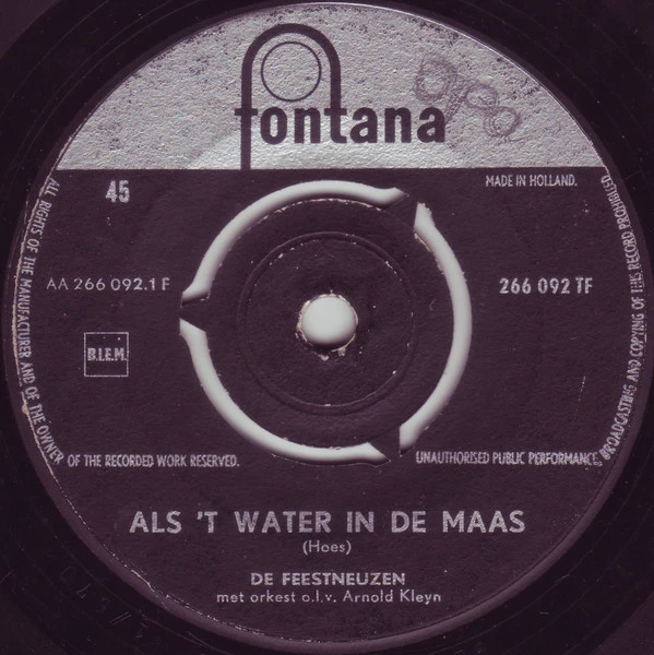 Als 't Water In De Maas / Joecheidie Joecheida