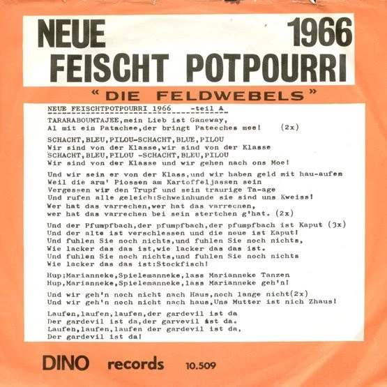 Neue Feischt Potpourri 1966 / Neue Feischt Potpourri 1966 (B)