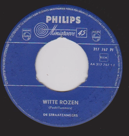 Item Witte Rozen / Vier Lange Jaren product image