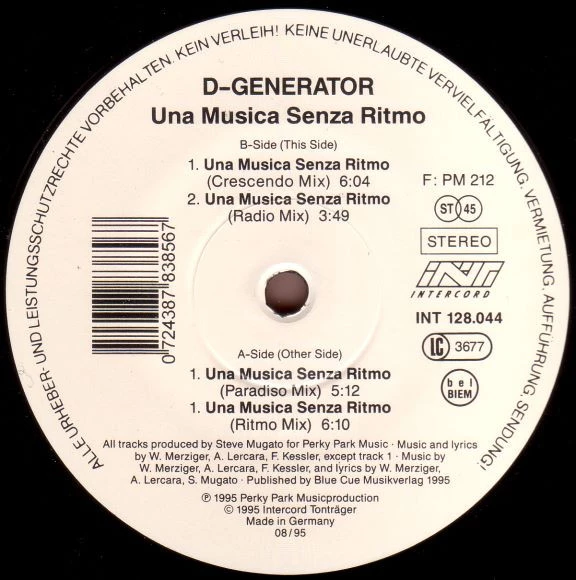 Item Una Musica Senza Ritmo product image