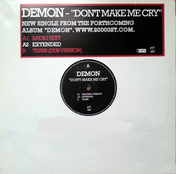 Item Don't Make Me Cry product image