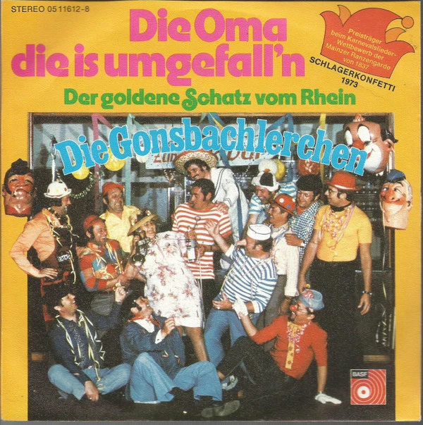 Item Die Oma Die Ist Umgefall'n / Der Goldene Schatz Vom Rhein (Walzerlied) product image