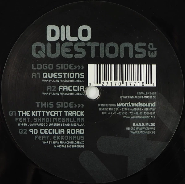 Item Questions EP product image