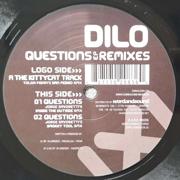 Item Questions EP Remixes product image