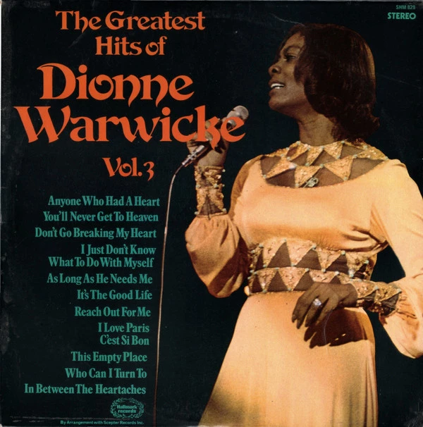 Item The Greatest Hits Of Dionne Warwicke Vol. 3 product image