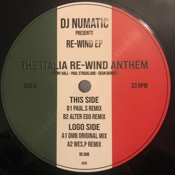 Re-Wind E.P - The Italia Re-Wind Anthem