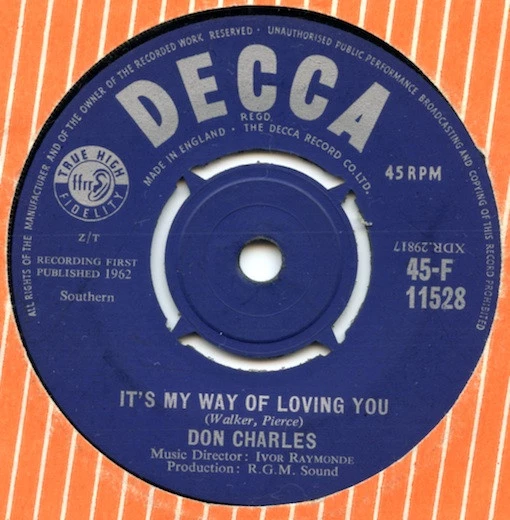 It's My Way Of Loving You / Guess That's The Way It Goes