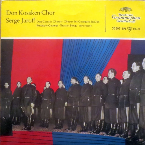 Item Don Cossack Chorus · Choeur Des Cosaques Du Don · Russische Gesänge · Russian Songs · Airs Russes / Schwarze Augen product image